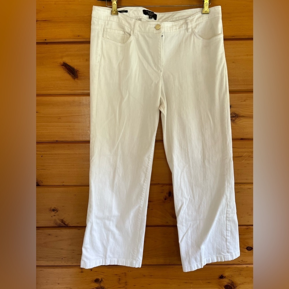 Talbots Signature Petite Women’s White Jeans 12P